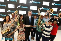 Education Through Music Rings the NASDAQ Opening Bell